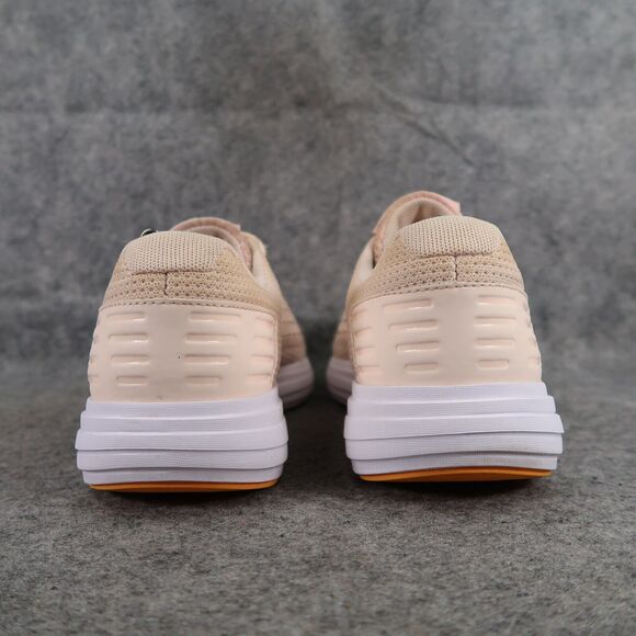 Under Armour Shoes Womens 10 Athletic Trainers UA Surge SE Running Sports Peach - Picture 5 of 13